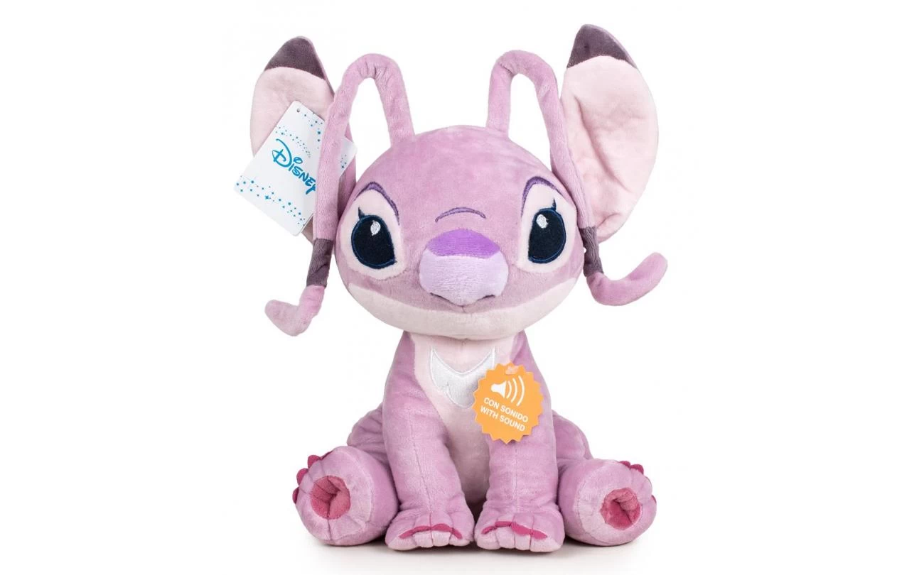 Disney Lilo & Stitch Knuffel Met Geluid Angel 30cm 1 Disney Lilo & Stitch Knuffel Met Geluid Angel 30cm