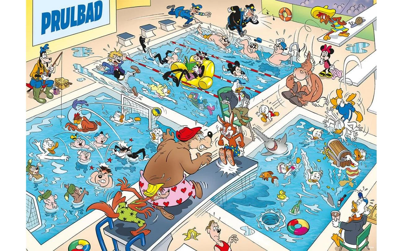 Disney Donald Duck Puzzel 1000 Stukjes - Plonspret 2 Disney Donald Duck Puzzel 1000 Stukjes - Plonspret - Afbeelding 2