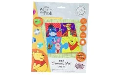 Winnie The Pooh Puzzle Crystal Art Card DISNEY 18x18cm
