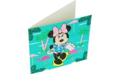 Minnie On Holiday Crystal Art Card DISNEY 18x18cm -Disney 01602319 003.4cab953a