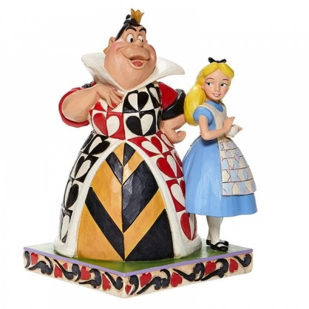 Disney Traditions Alice In Wonderland Chaos And Curiousity 21 Cm 4 Disney Traditions Alice In Wonderland Chaos And Curiousity 21 Cm - Afbeelding 4