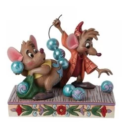 Disney Traditions Assepoester Jaq & Gus 14 Cm
