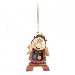 Disney Traditions Belle En Het Beest Cogsworth Ornament 7 Cm