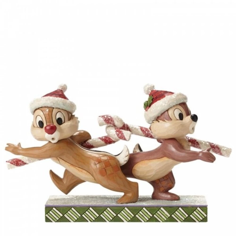Disney Traditions Knabbel & Babbel Candy Cane Caper 12 Cm 1 Disney Traditions Knabbel & Babbel Candy Cane Caper 12 Cm