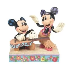 Disney Traditions Mickey & Minnie Mouse Hawaiian Holiday 15 Cm