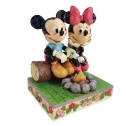 Disney Traditions Mickey & Minnie Mouse Kampvuur 15 Cm