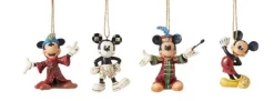 Disney Traditions Mickey Mouse Set Van 4 Ornamenten