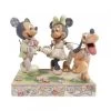 Disney Traditions Minnie, Mickey & Pluto In De Lente 14 Cm