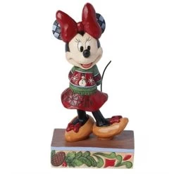 Disney Traditions Minnie Mouse Kersttrui 15 Cm