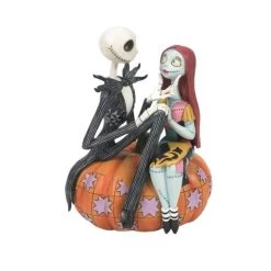Disney Traditions The Nightmare Before Christmas Jack & Sally Op Pompoen 16 Cm
